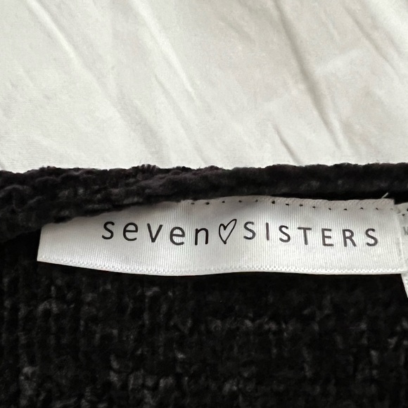 Charcoal Black Seven Sisters Soft & Cozy Wrap Sweater - Size L - Picture 8 of 8